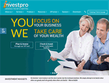 Tablet Screenshot of investproindia.com